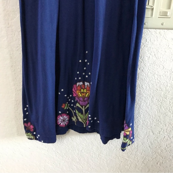 JWLA Blue embroidery dress NWT, Size S - Picture 4 of 11